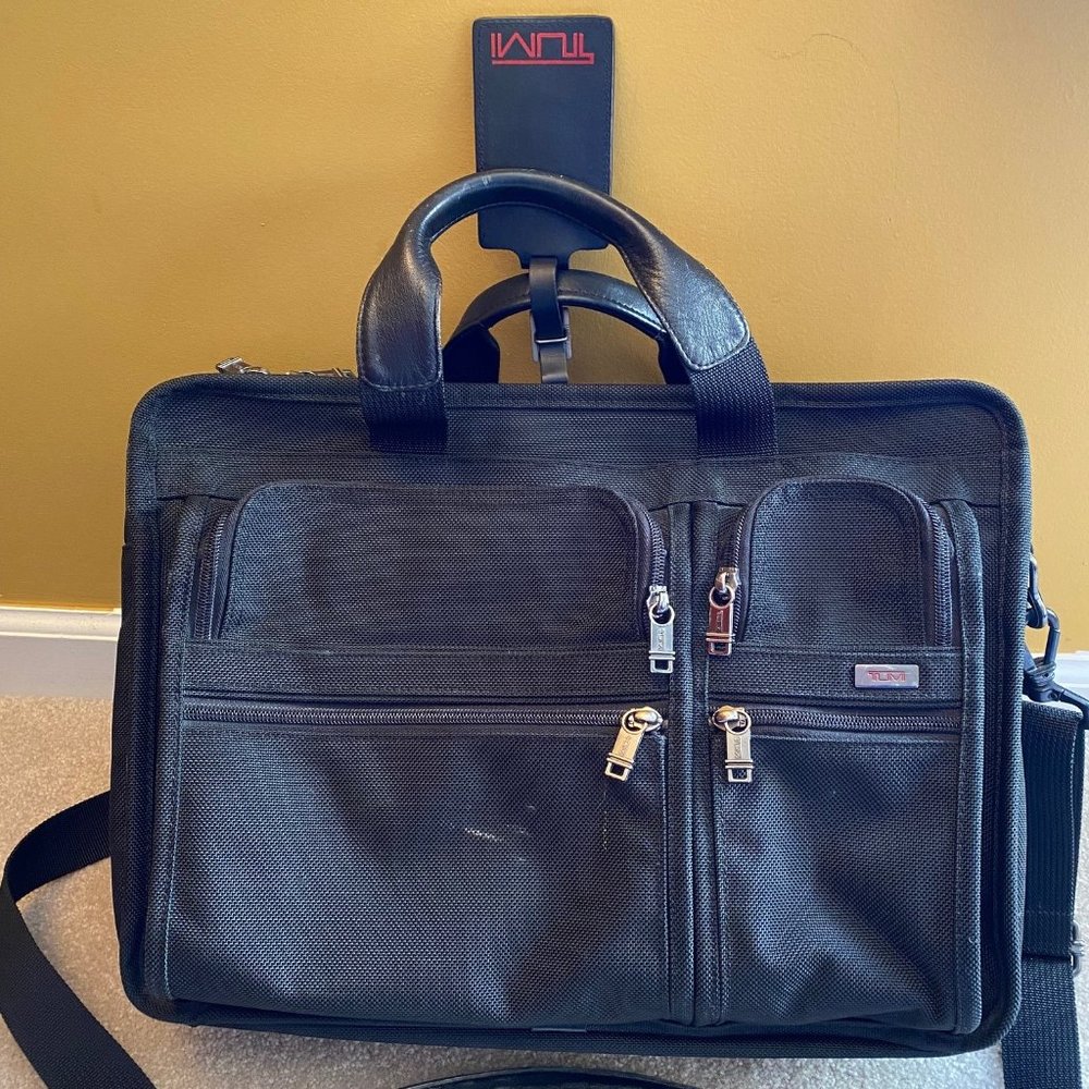 Black, Tumi Briefcase (ballistic material)
